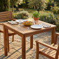 TAVOLO 80 X 80. Legno di Acacia massiccio spessore 22 mm misure delle gambe cm 4,5 x 4,5 Dimensioni: cm 80 x 80 x 74 h. Arredo Giardino