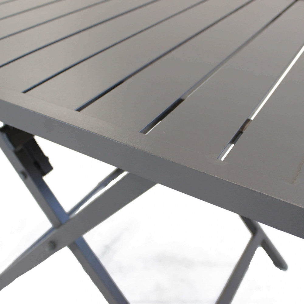 TAVOLO ALABAMA 70 X 70 PIEGHEVOLE. Struttura in alluminio BIANCO, TAUPE o ANTRACITE Dimensioni: cm 70 x 70 x 73 h. Arredo Giardino