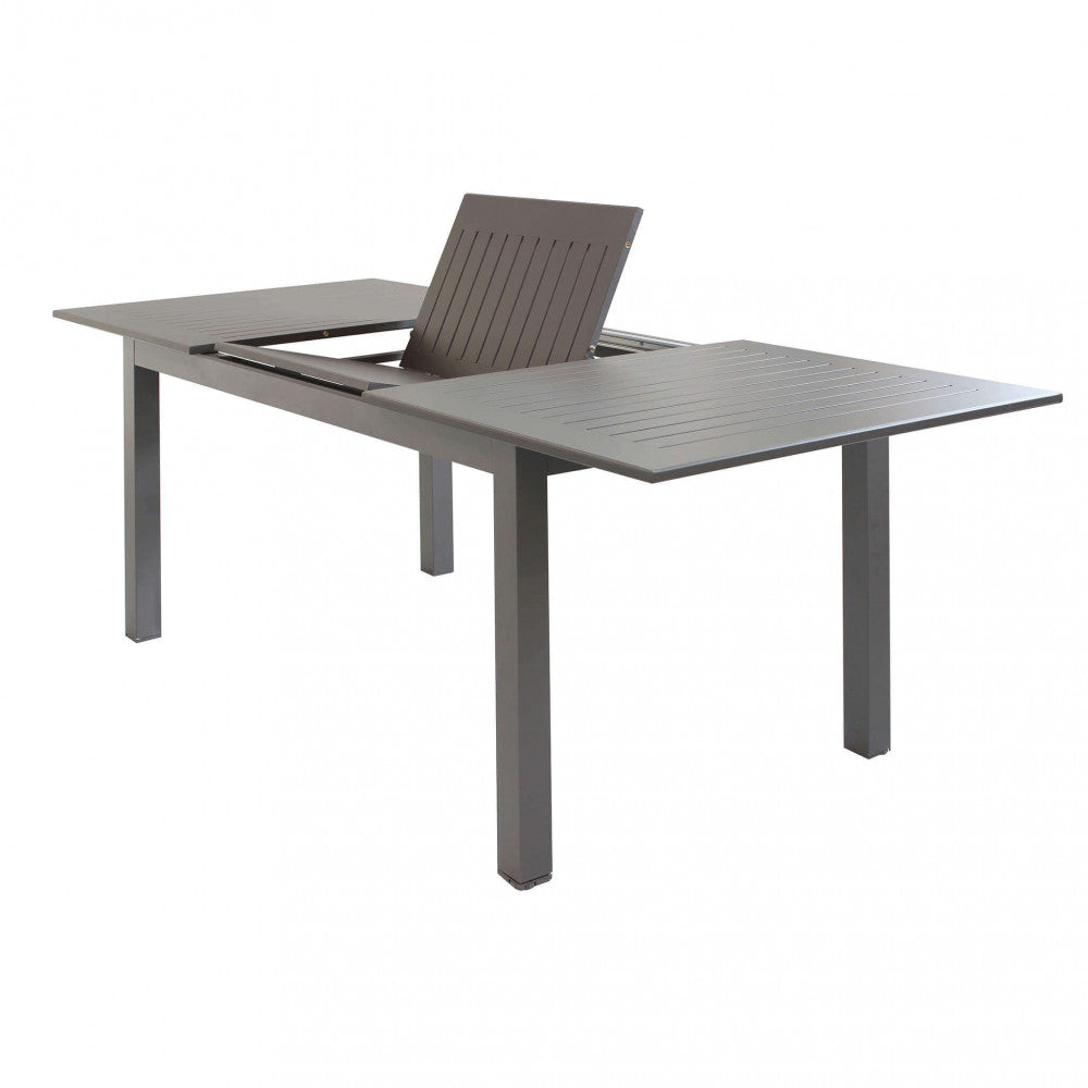 TAVOLO CUBA ALLUNGABILE 150/210 X 90. Struttura in alluminio verniciato BIANCO o TAUPE o TORTORA o ANTRACITE Dimensioni: cm 150/210 x 90 x 75 h. Arredo Giardino