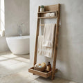 SCAFFALE DA BAGNO BIDDY. Scaffale da bagno in legno di pino riciclato Dimensioni: cm 62 x 45 x 175 h.