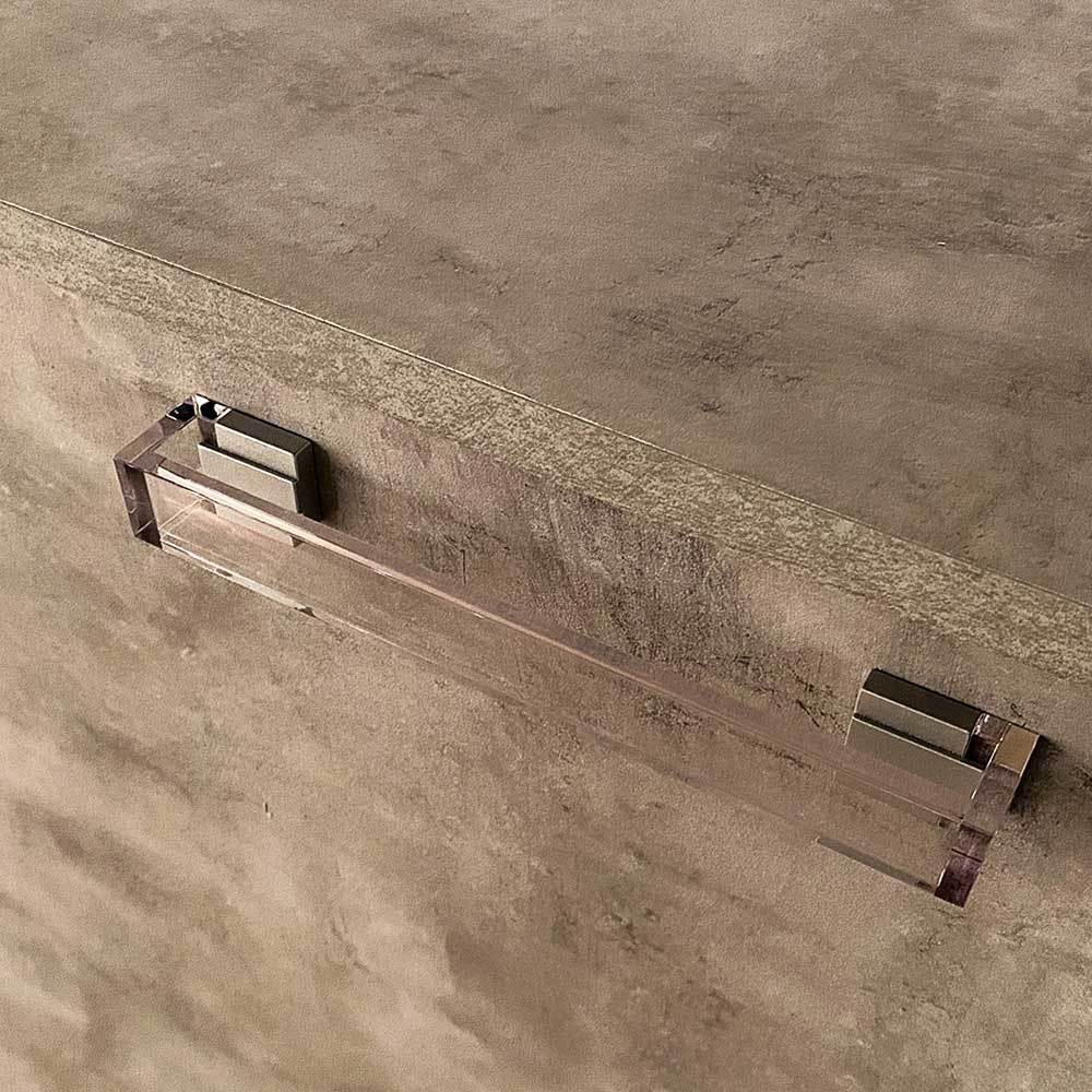 Letto a scomparsa singolo orizzontale Ferrara con materasso Noce