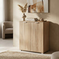 BORA 2-DOOR NATURAL CABINET. Dimensions: 60 x 38 x 85 cm h.