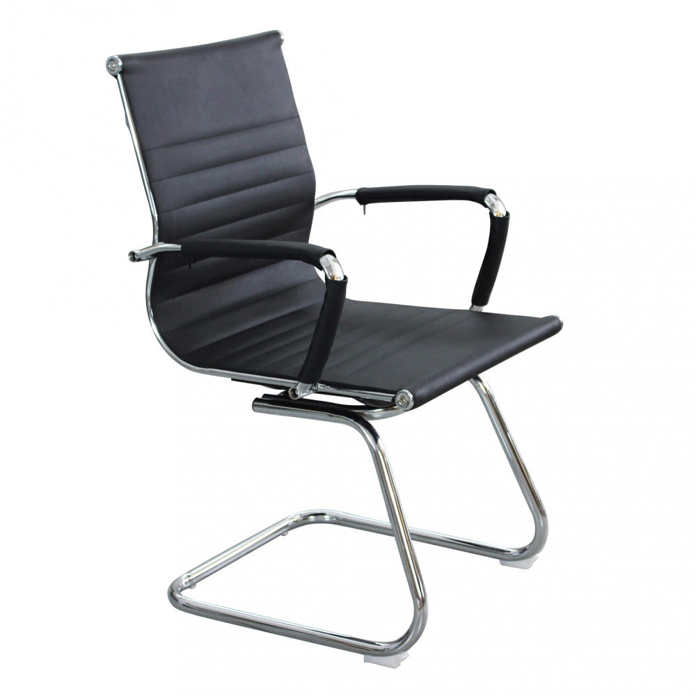KYRA OFFICE CHAIR. Mesh office chair with chrome armrests and chrome base. Dimensions: 60 x 60 x 95 cm.