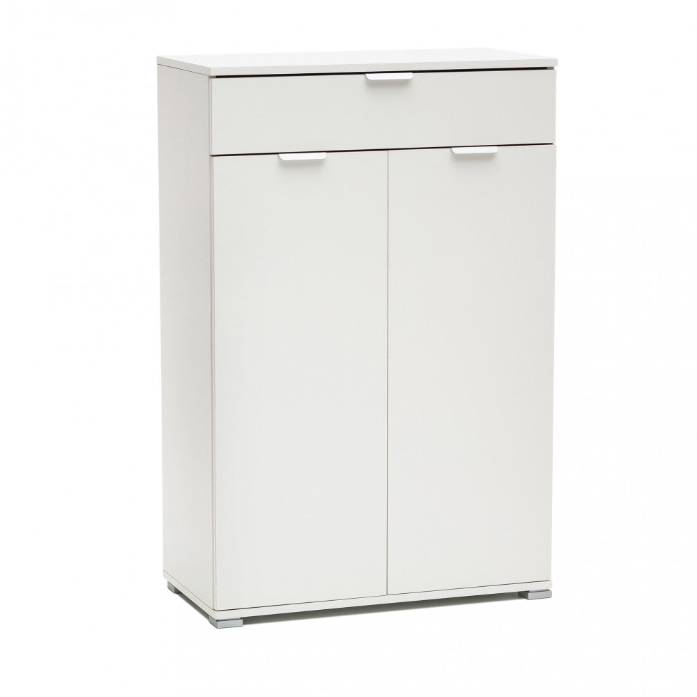 MOBILETTO CLOUD CON 2 ANTA E 1 CASSETTO BIANCA. Dimensioni: cm 75 x 38 x 112 h.