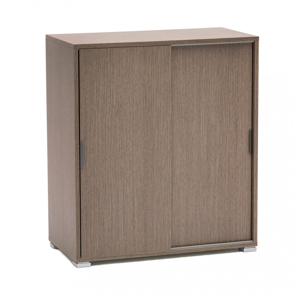 MOBILETTO TANGO 2 ANTE SCORREVOLI ROVERE GRIGIO. Dimensioni: cm 75 x 38 x 85 h.