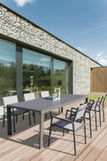 TAVOLO HOUSTON 135/180 X 70. Struttura in allumino ANTRACITE, TAUPE o BIANCA Dimensioni: cm 135/180 x 70 x 75 h. Arredo Giardino