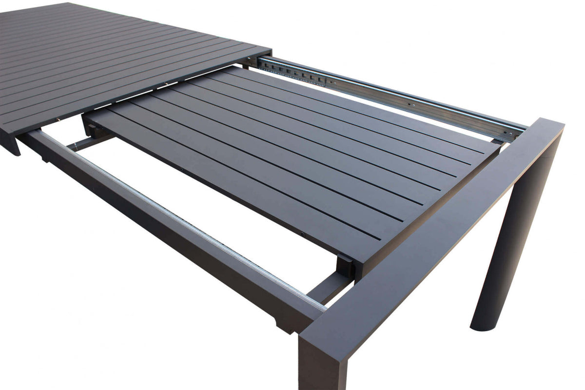 TAVOLO HOUSTON 225/300 X 100. Struttura in allumino ANTRACITE o TAUPE o BIANCO Dimensioni: cm 225/300 x 100 x 75 h. Arredo Giardino