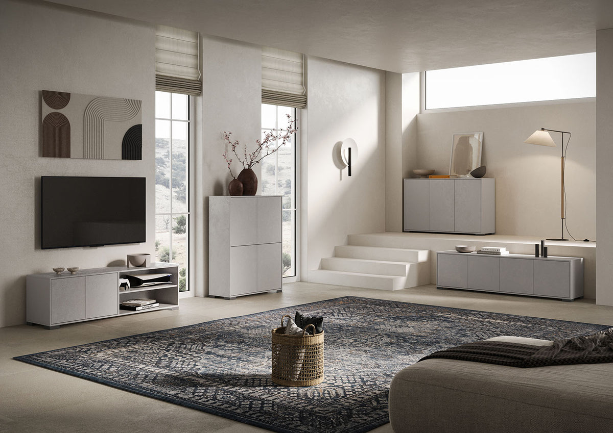 Porta TV 4 ante 172x40x48 cm Ladinia cashmere