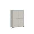 Credenza alta 4 ante 90x35x120 cm Ladinia cashmere