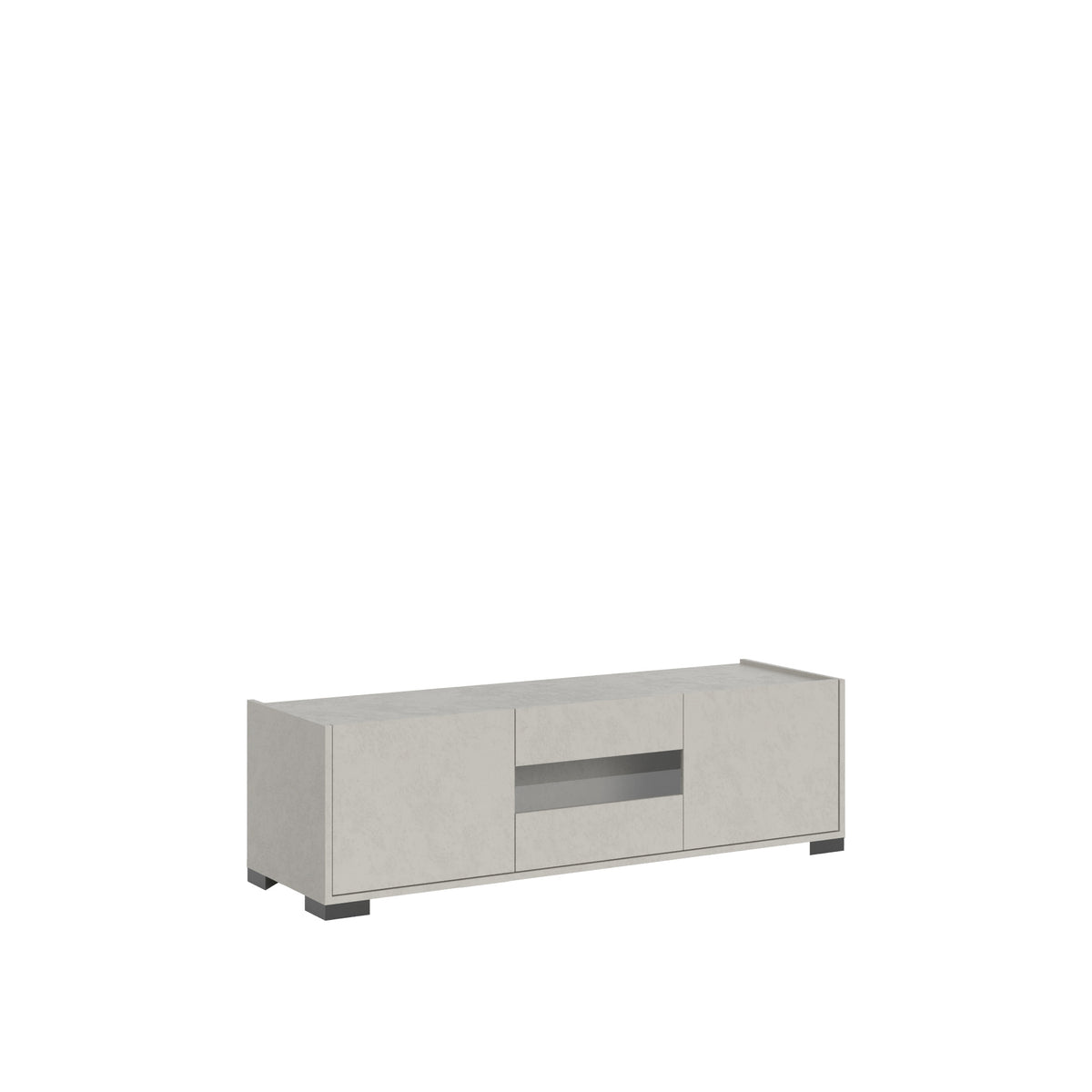 Porta TV 3 ante 130x40x40 cm Buscole cashmere