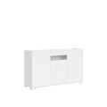Madia 3 ante 130x40x81 cm Buscole bianco lucido