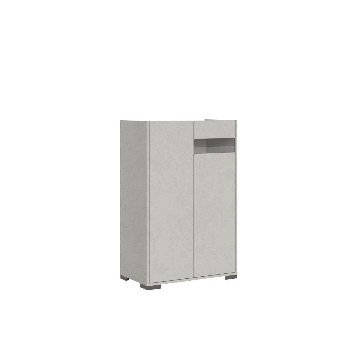 Credenza alta 2 ante 70x35x110 cm Buscole cashmere