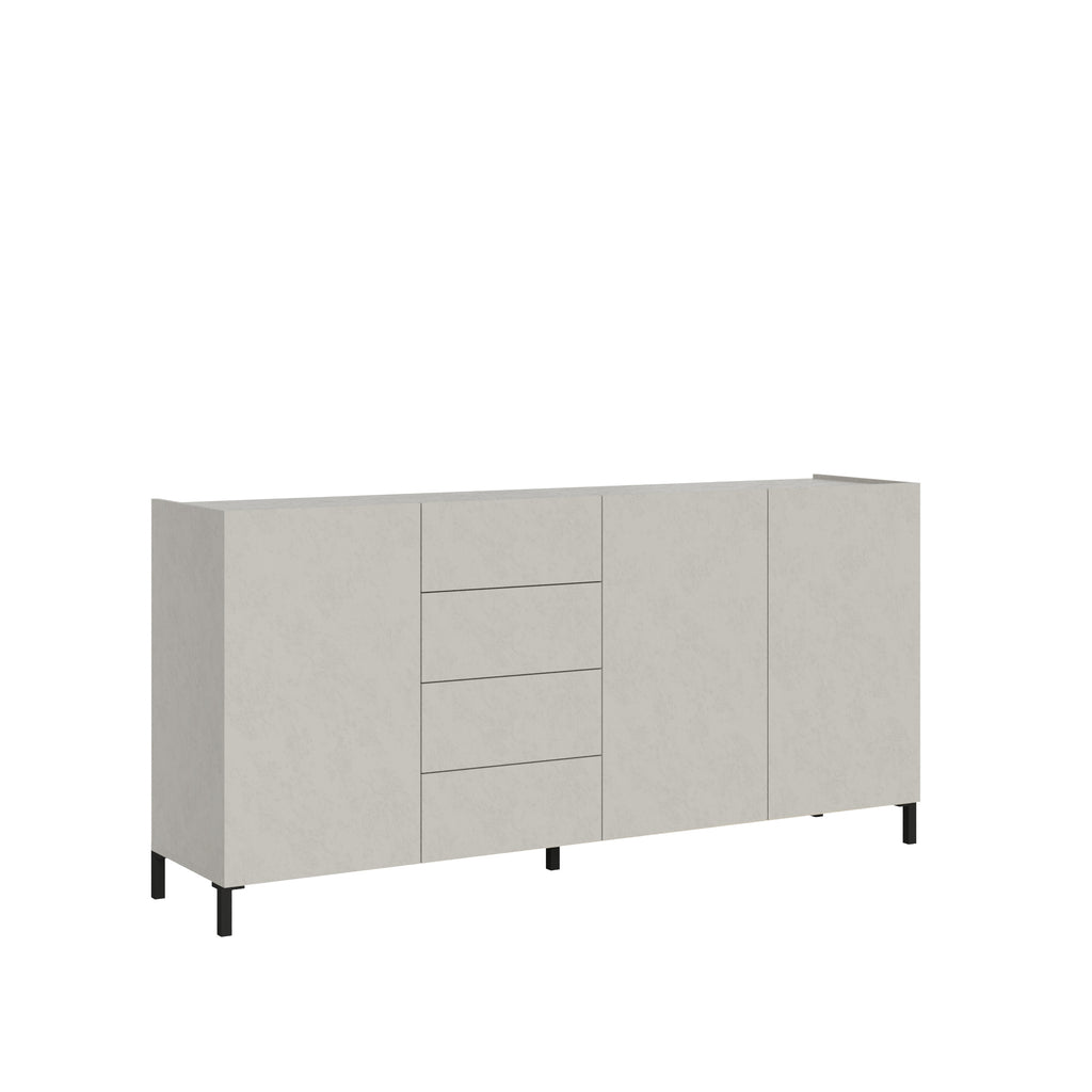 Madia 3 ante/4 cassetti 174x40x84 cm Valzella cashmere