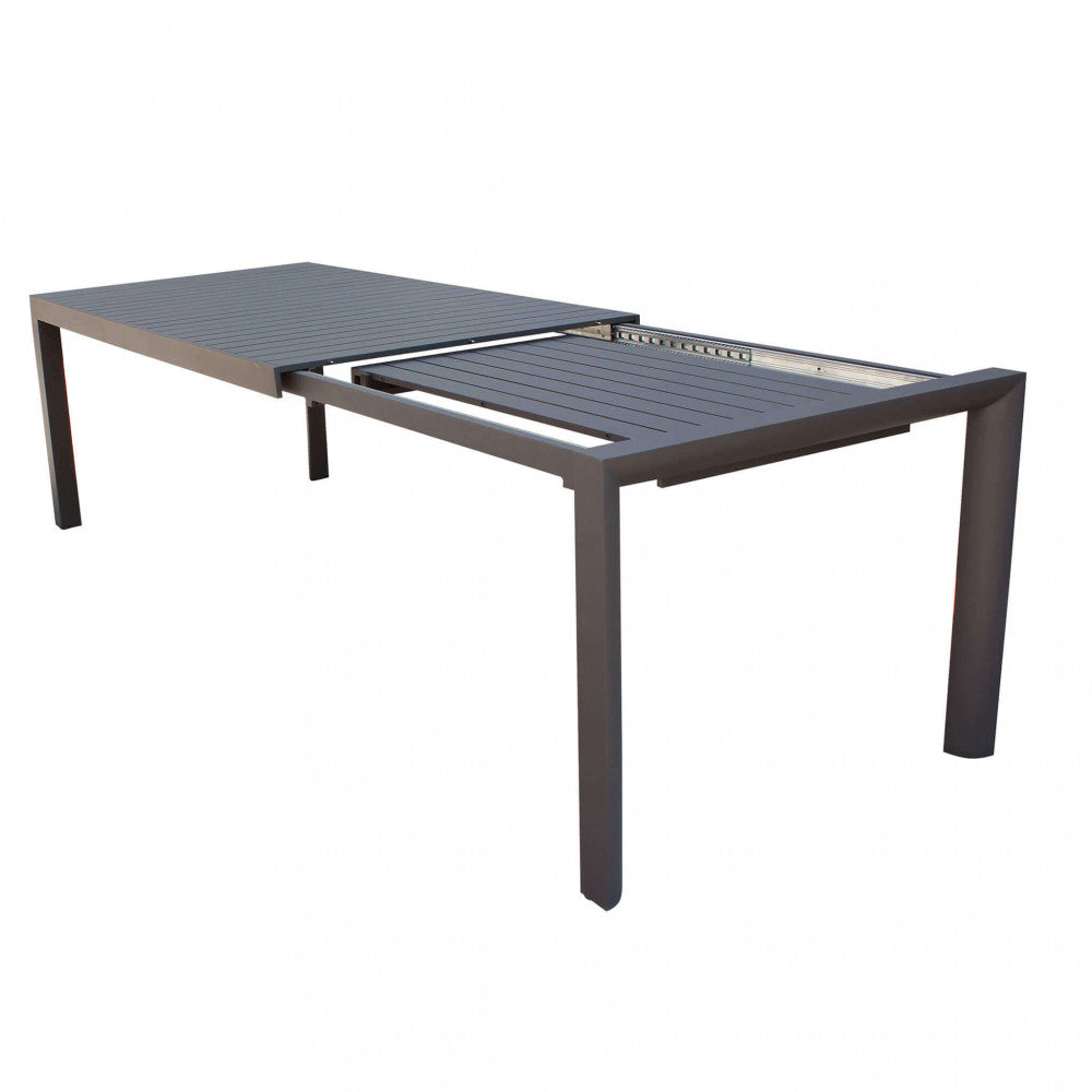 TAVOLO HOUSTON 135/180 X 70. Struttura in allumino ANTRACITE, TAUPE o BIANCA Dimensioni: cm 135/180 x 70 x 75 h. Arredo Giardino