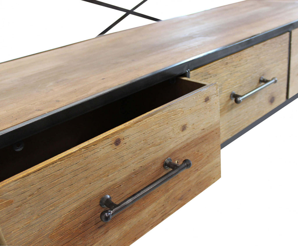 MOBILE DELMAR. Dimensioni: cm 128 x 44,5 x 153,5 h.