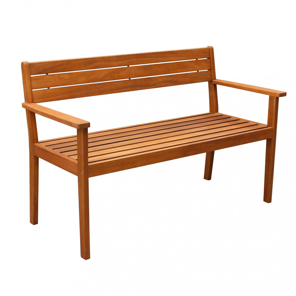 PANCA MINERVA 2 P. Legno di Acacia massiccio spessore 25 mm Dimensioni: cm 135 x 59 x 85 h. Arredo Giardino