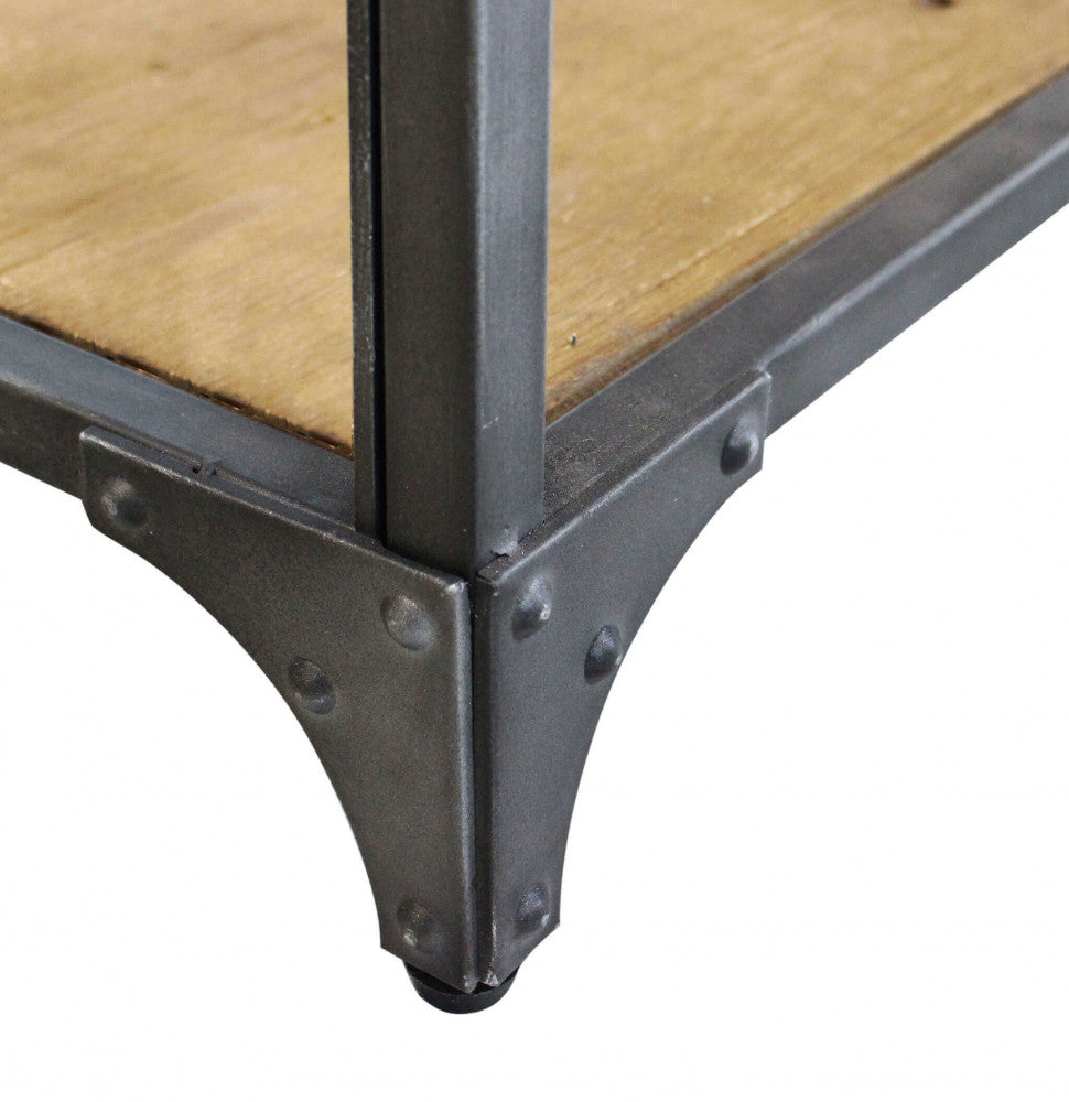 APPENDIABITI CON PANCA BOOKER. Dimensioni: cm 63,5 x 41 x 191 h.