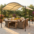 GAZEBO ARCO 3 X 4. Telo in poliestere AVORIO 290 gr struttura in metallo antracite Dimensioni: m 3 x 4. Arredo Giardino
