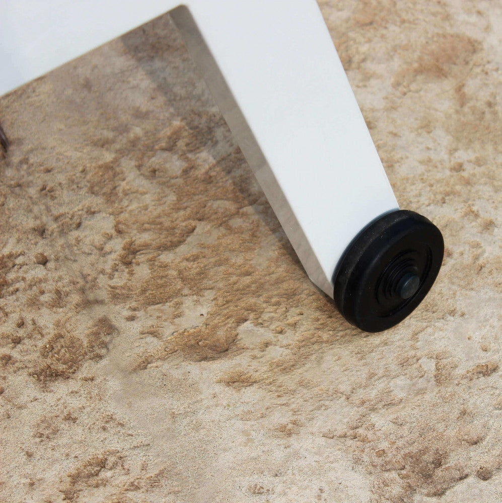 FORMENTERA LOUNGER. Aluminum frame painted WHITE, DOVE GREY, TAUPE, or ANTHRACITE. Padded Textilene in TAUPE, BLACK on anthracite. Dimensions: 198 x 61 x 34/95 cm. Garden Furniture