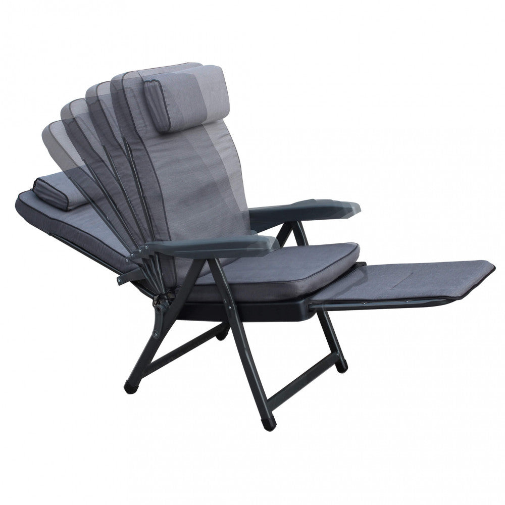 POLTRONA PARADISO MODELLO CARRELLO GRIGIA. Disponibile BEIGE o GRIGIA o ROSSA o AZZURRA Dimensioni:. Arredo Giardino