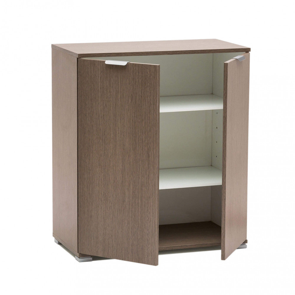 MOBILETTO WENDY 2 ANTE ROVERE GRIGIO. Dimensioni: cm 75 x 38 x 85 h.