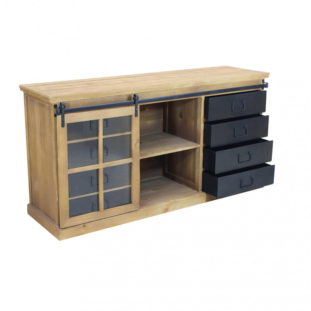MOBILE CORDELL. Dimensioni: cm 147 x 42,3 x 75 h.