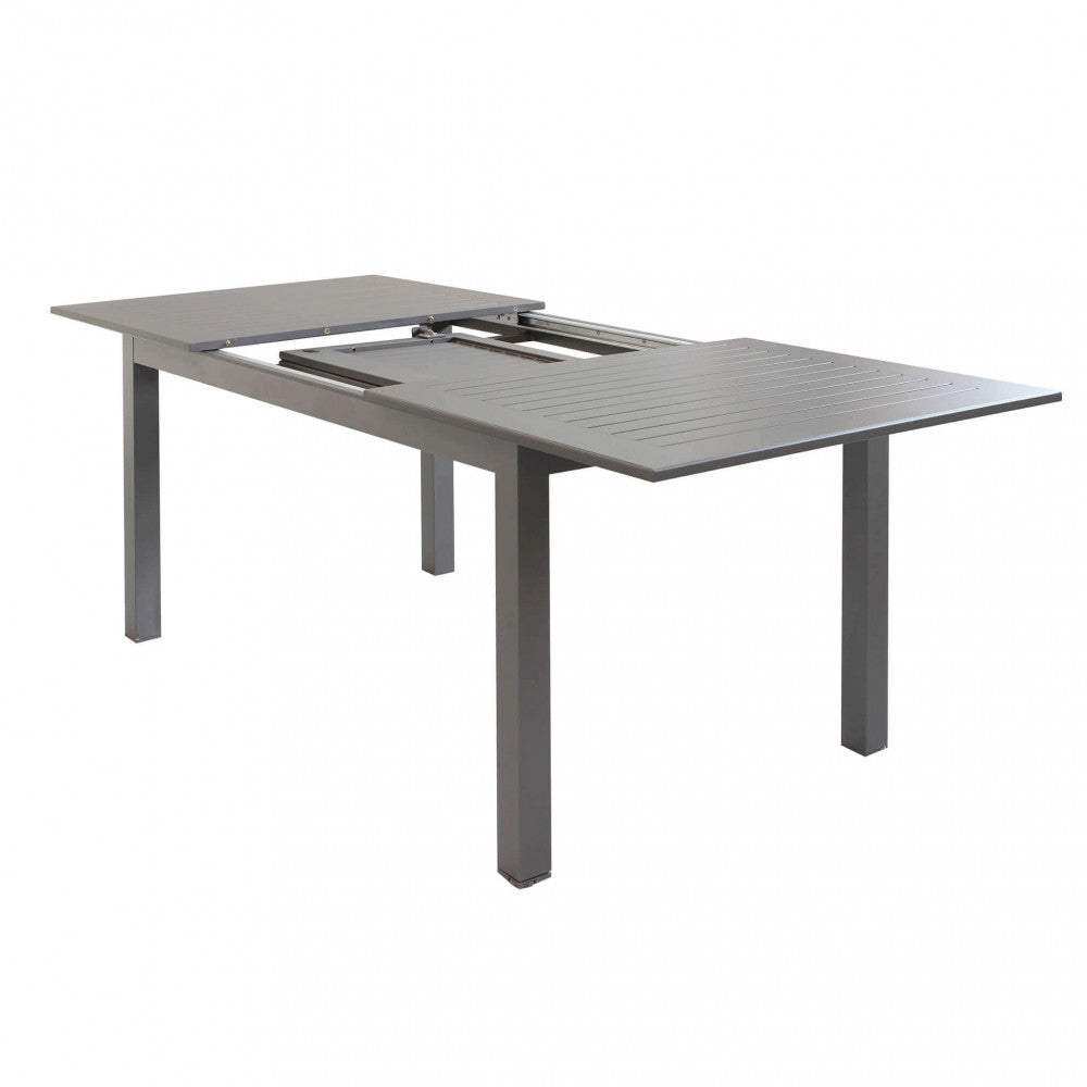 TAVOLO CUBA ALLUNGABILE 150/210 X 90. Struttura in alluminio verniciato BIANCO o TAUPE o TORTORA o ANTRACITE Dimensioni: cm 150/210 x 90 x 75 h. Arredo Giardino