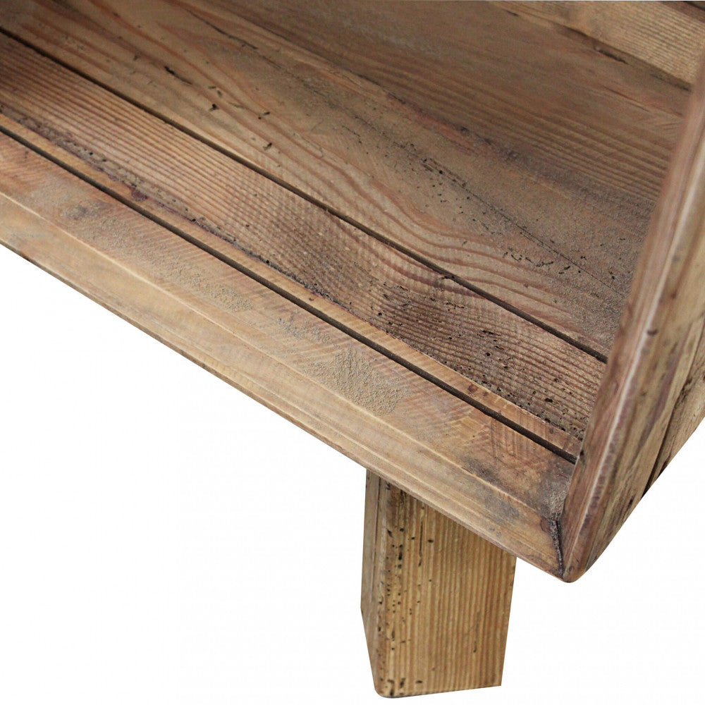 CREDENZA ADAM. Credenza con 4 cassetti e 4 ripiani in legno di pino riciclato Dimensioni: cm 120 x 40 x 90 h.