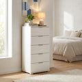 MOBILETTO KAUAI 5 CASSETTI BIANCA. Dimensioni: cm 45 x 38 x 103 h.
