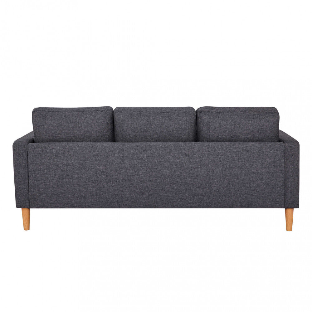 DIVANO 3 POSTI RAMSEY. Divano GRIGIO CHIARO o GRIGIO SCURO o BLU o BEIGE gambe in polipropilene Dimensioni: cm 180 x 73 x 82 h.