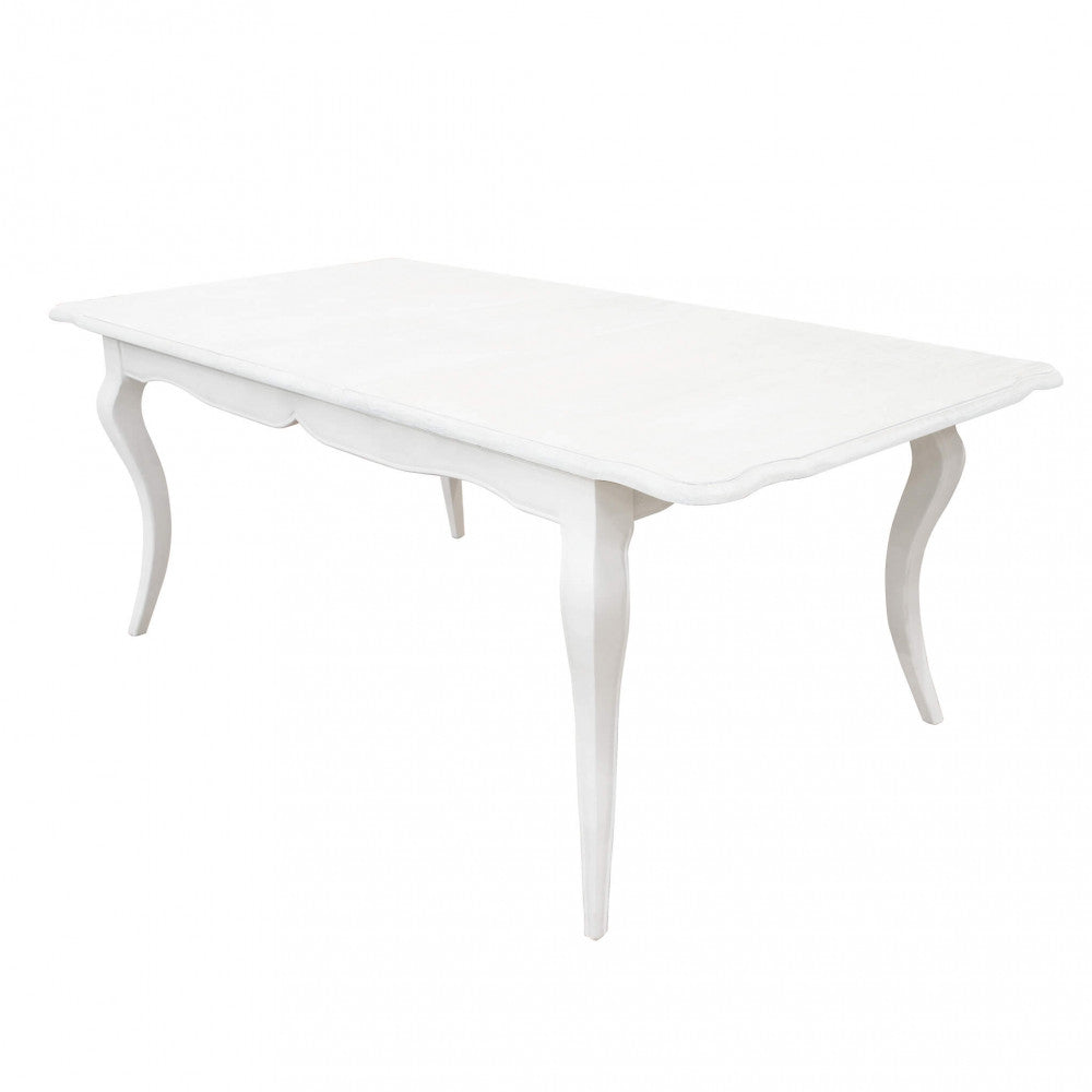 TAVOLO CROSS 160/200 X 100 BIANCO. Dimensioni:. Arredo Giardino