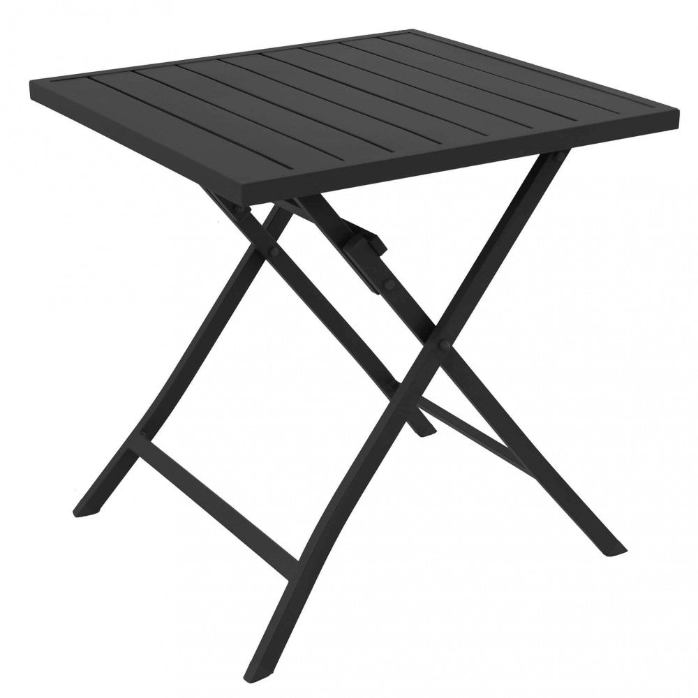 TAVOLO ALABAMA 70 X 70 PIEGHEVOLE. Struttura in alluminio BIANCO, TAUPE o ANTRACITE Dimensioni: cm 70 x 70 x 73 h. Arredo Giardino