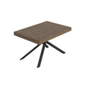 Tavolo allungabile 90x130/234 cm Garda noce gambe antracite