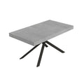 Tavolo allungabile 90x160/420 cm Garda cemento gambe antracite