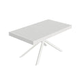 Tavolo allungabile 80x160/244 cm Garda bianco frassino gambe bianche
