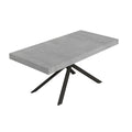 Tavolo allungabile 90x180/440 cm Garda cemento gambe antracite