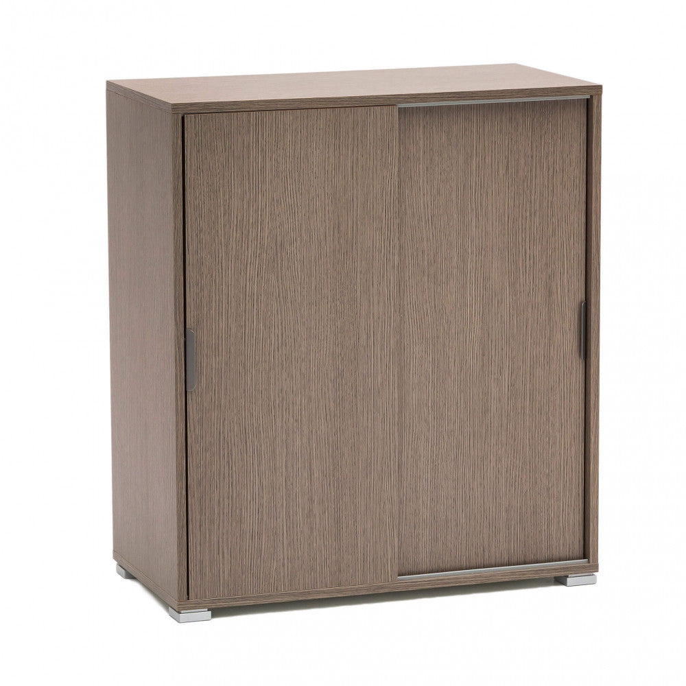 MOBILETTO TANGO 2 ANTE SCORREVOLI ROVERE GRIGIO. Dimensioni: cm 75 x 38 x 85 h.