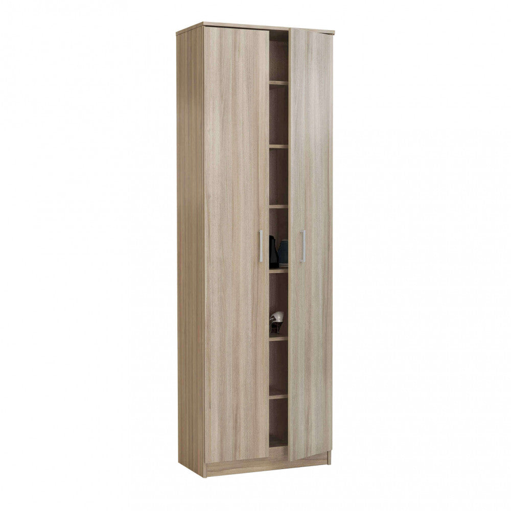 MOBILE 2 ANTE OLMO. Dimensioni: cm 60 x 33 x 192 h.