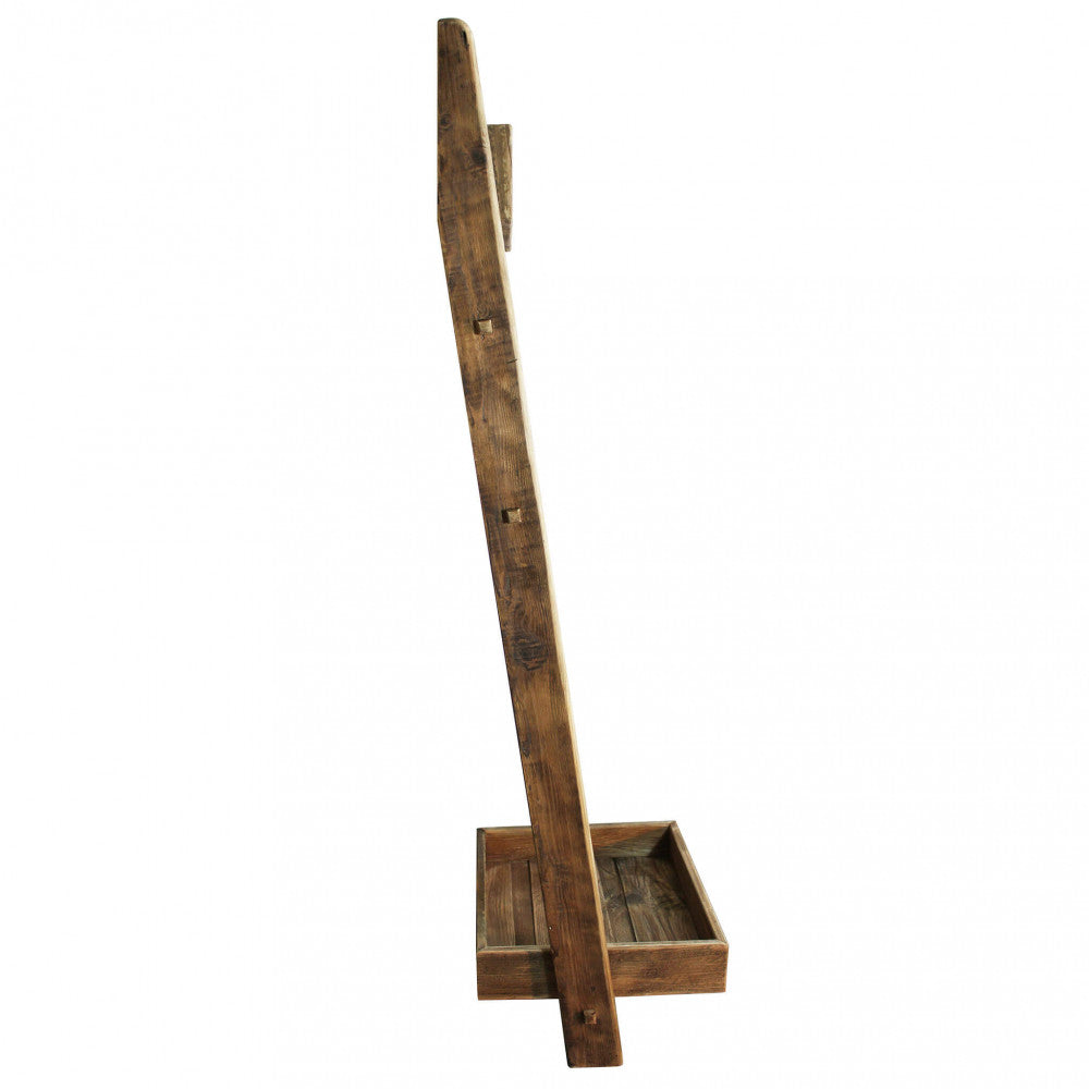 SCAFFALE DA BAGNO BIDDY. Scaffale da bagno in legno di pino riciclato Dimensioni: cm 62 x 45 x 175 h.
