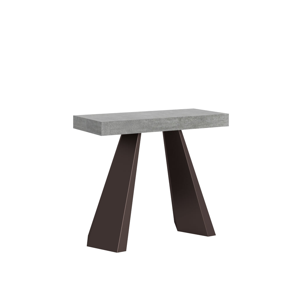 Consolle allungabile 90x40/300 cm Fossò Cemento telaio Orso