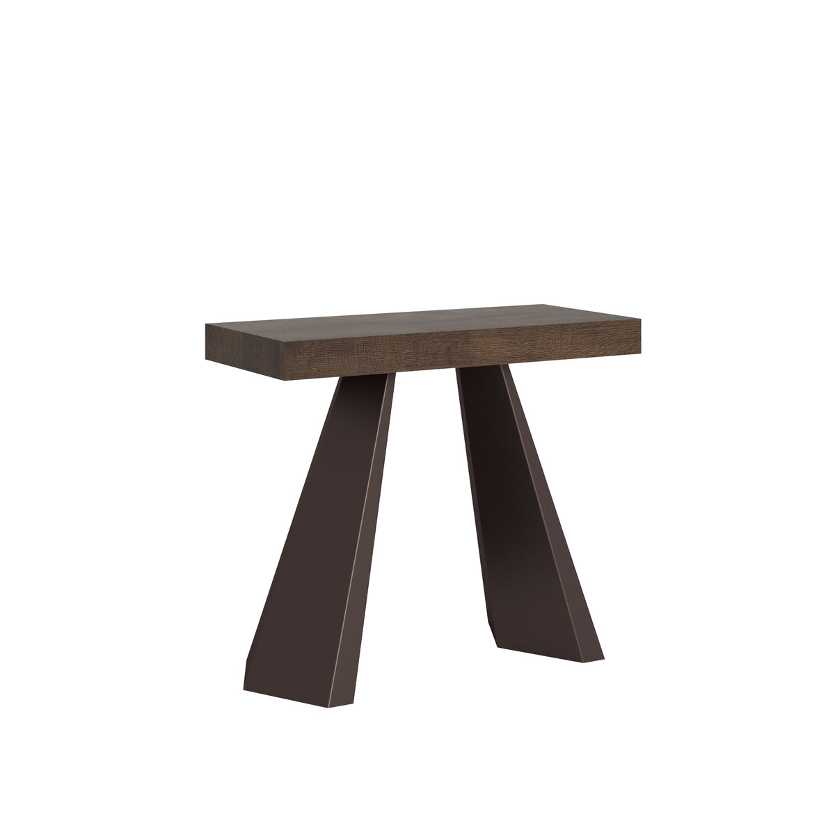 Consolle allungabile 90x40/196 cm Fossò Small Noce telaio Orso