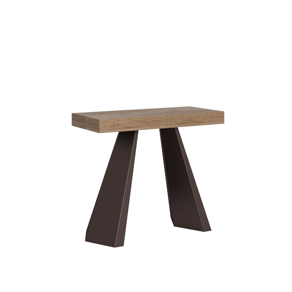 Consolle allungabile 90x40/300 cm Fossò Quercia Natura telaio Orso