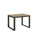 Tavolo allungabile 90x120/224 cm Pieve Evolution Quercia Natura telaio Antracite