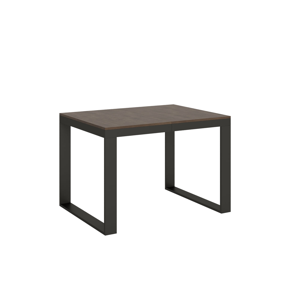 Tavolo allungabile 90x120/380 cm Pieve Evolution Noce telaio Antracite