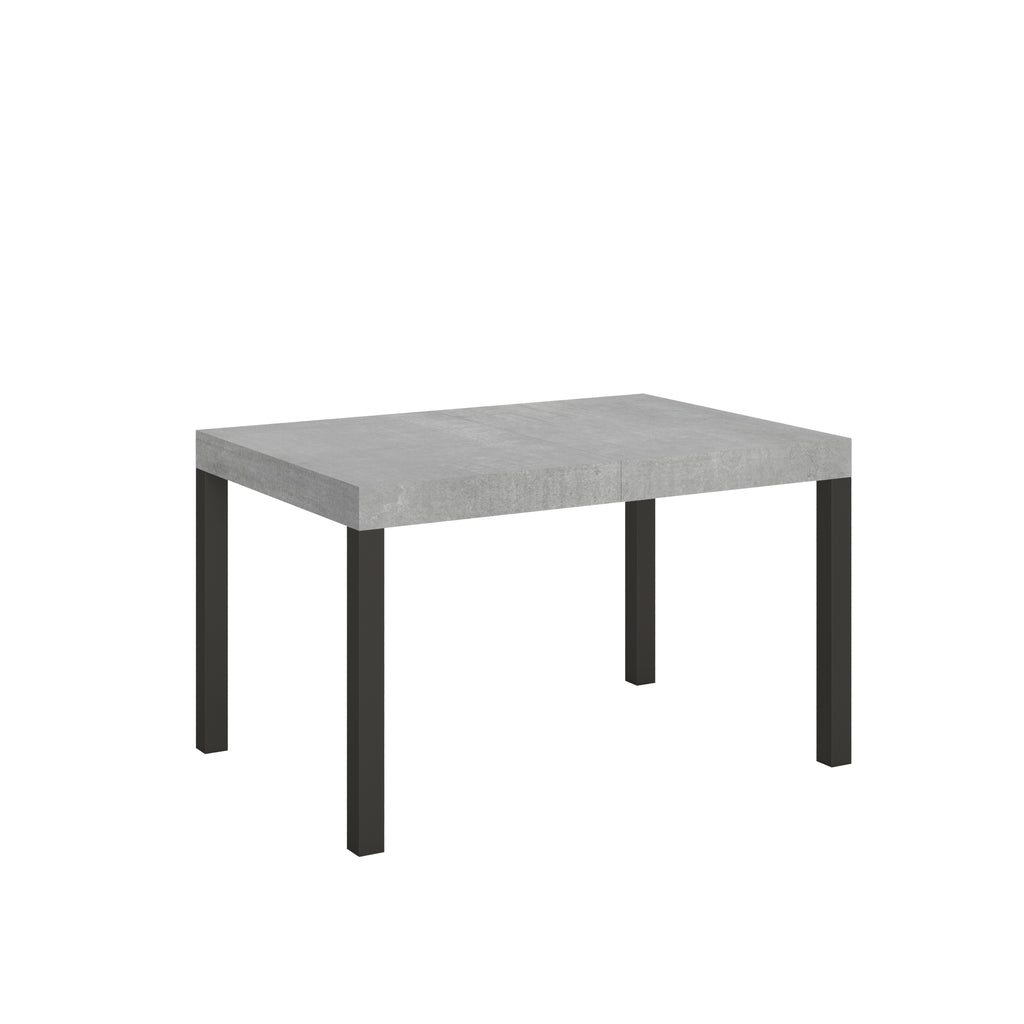 Tavolo allungabile 90x120/224 cm Noventa Cemento telaio Antracite