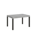Tavolo allungabile 90x120/224 cm Noventa Cemento telaio Antracite
