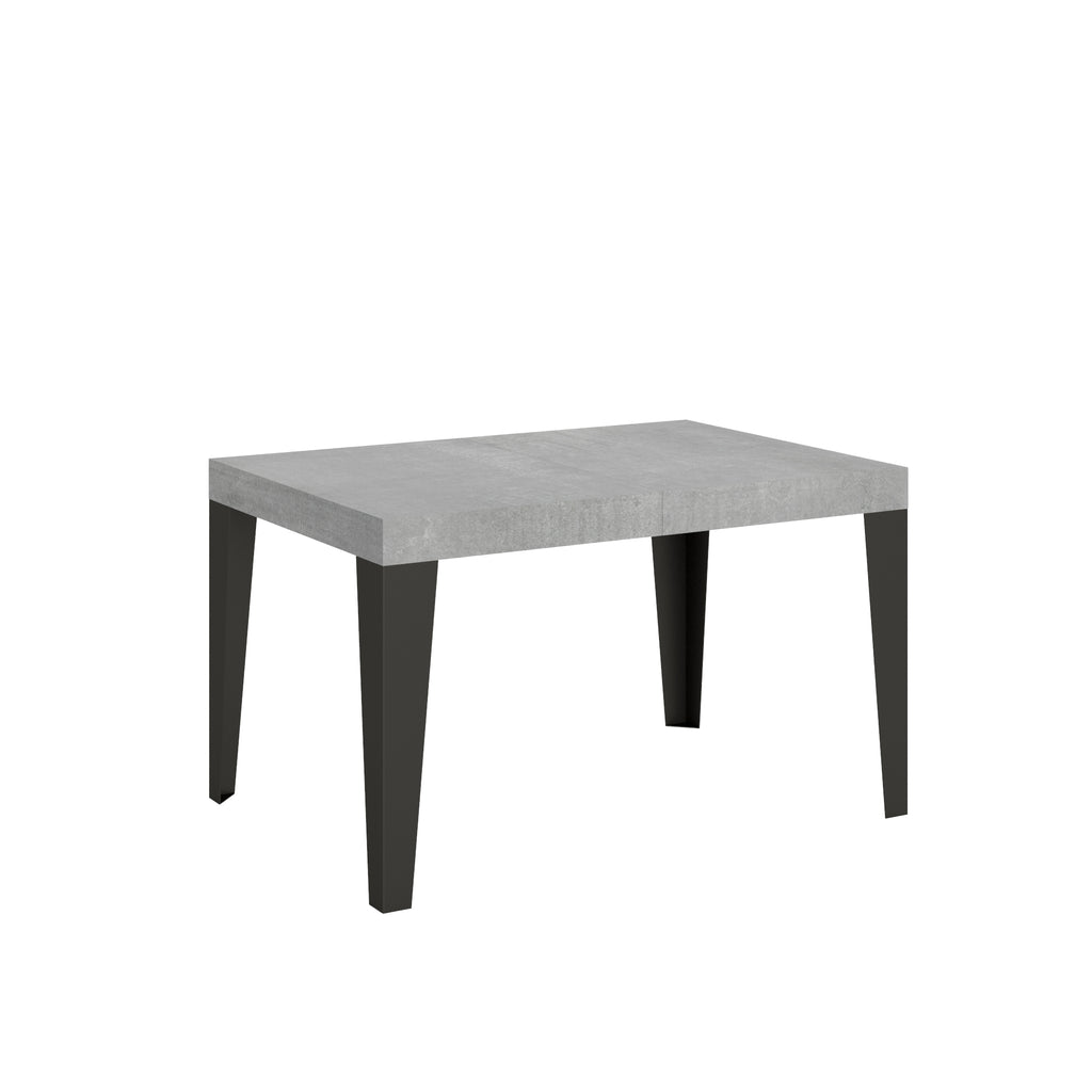 Tavolo allungabile 90x130/390 cm Marcon Cemento telaio Antracite
