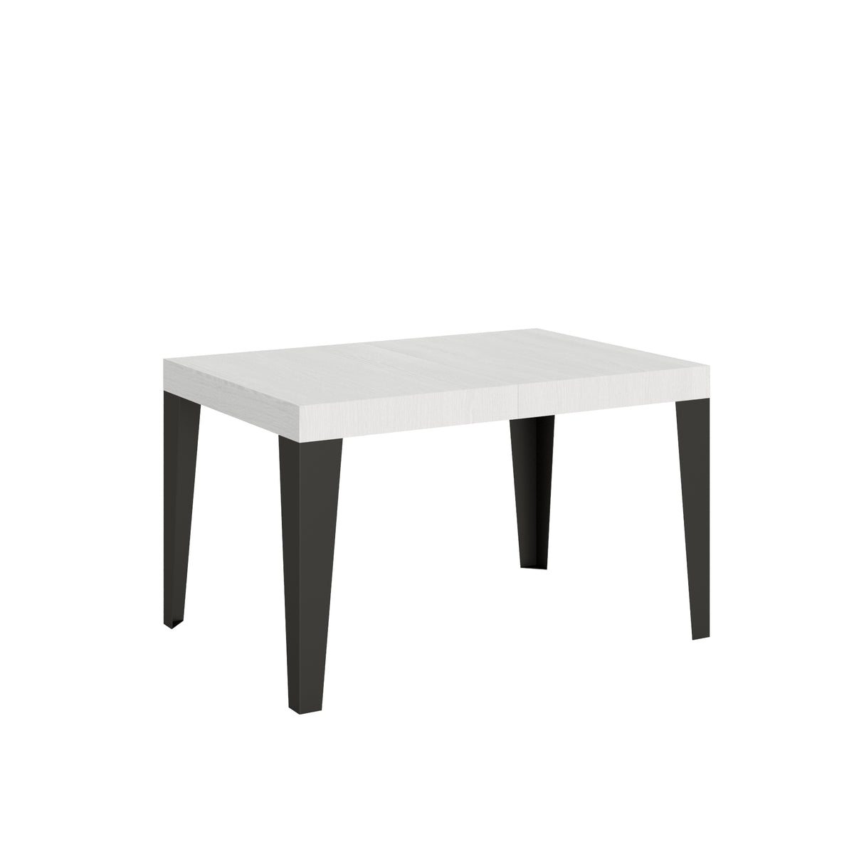 Tavolo allungabile 90x120/224 cm Marcon Bianco Frassino telaio Antracite