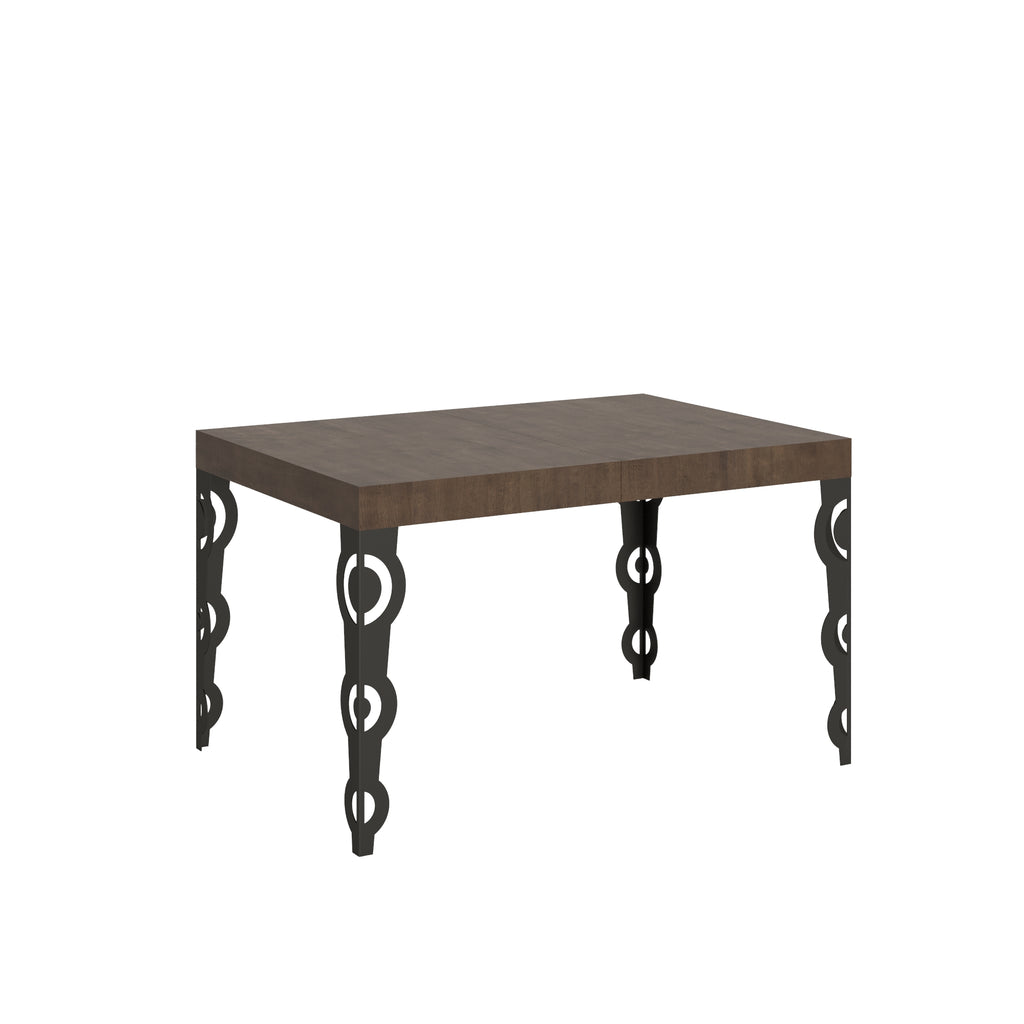 Tavolo allungabile 90x120/224 cm Noale Noce telaio Antracite