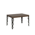 Tavolo allungabile 90x120/224 cm Noale Noce telaio Antracite